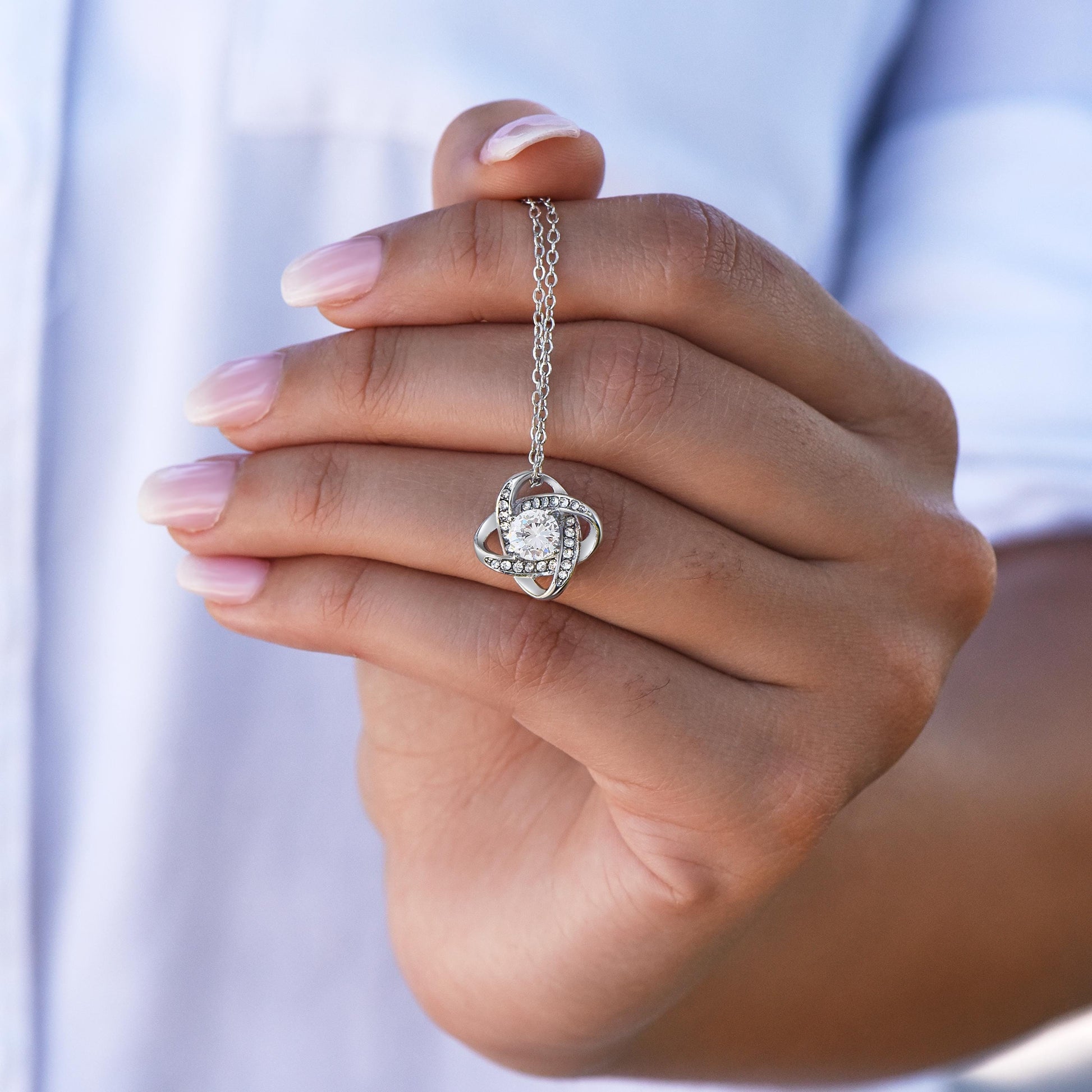 Personalized Wedding Day Gift from Daughter to Mother – “To My Mom on My Wedding Day” Necklace & Engraved Box