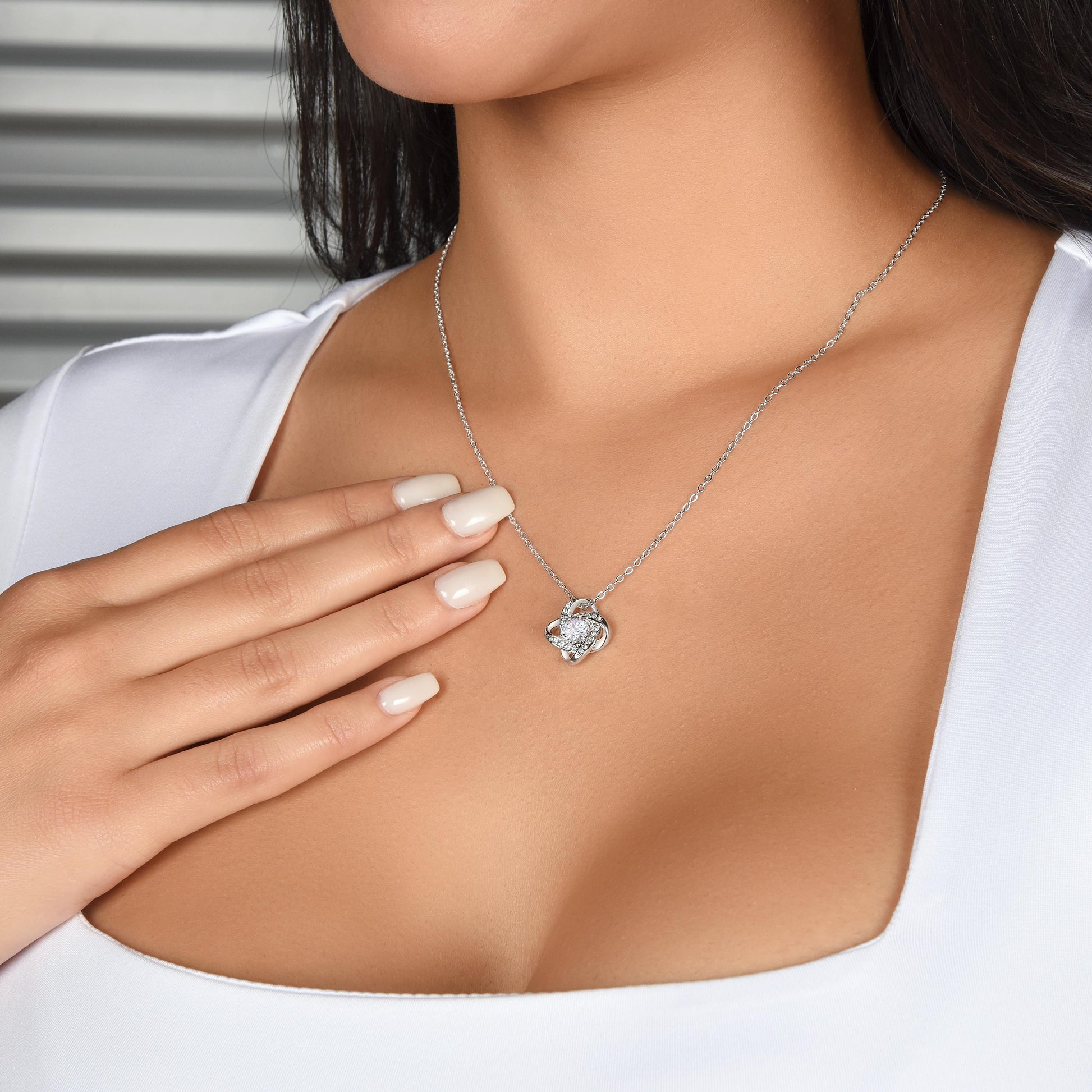 Personalized Wedding Day Gift from Daughter to Mother – “New Chapter” Necklace & Engraved Box