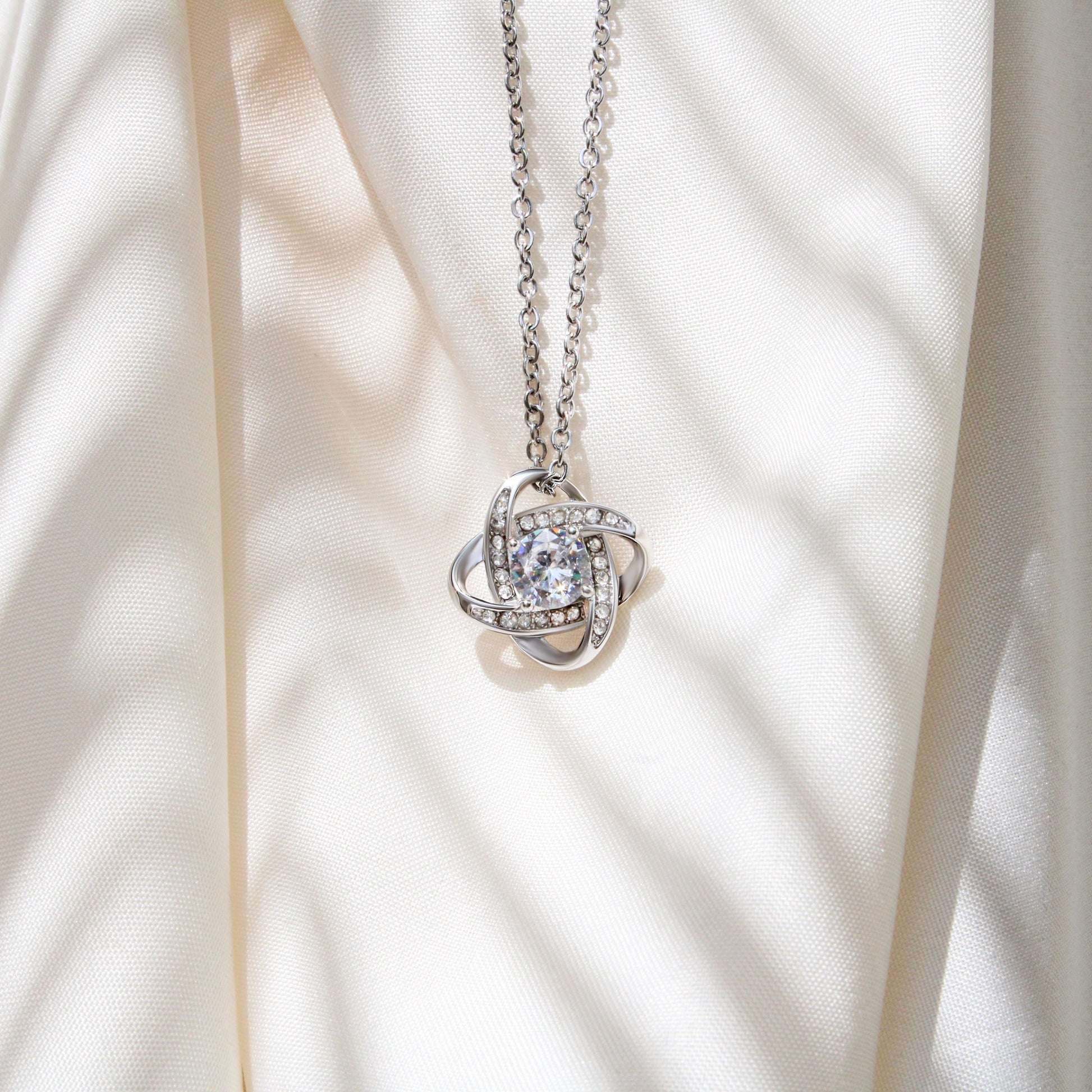 Wedding Day Gift from Bride to Mother of the Groom – “Trusting Me” Necklace & Engraved Box