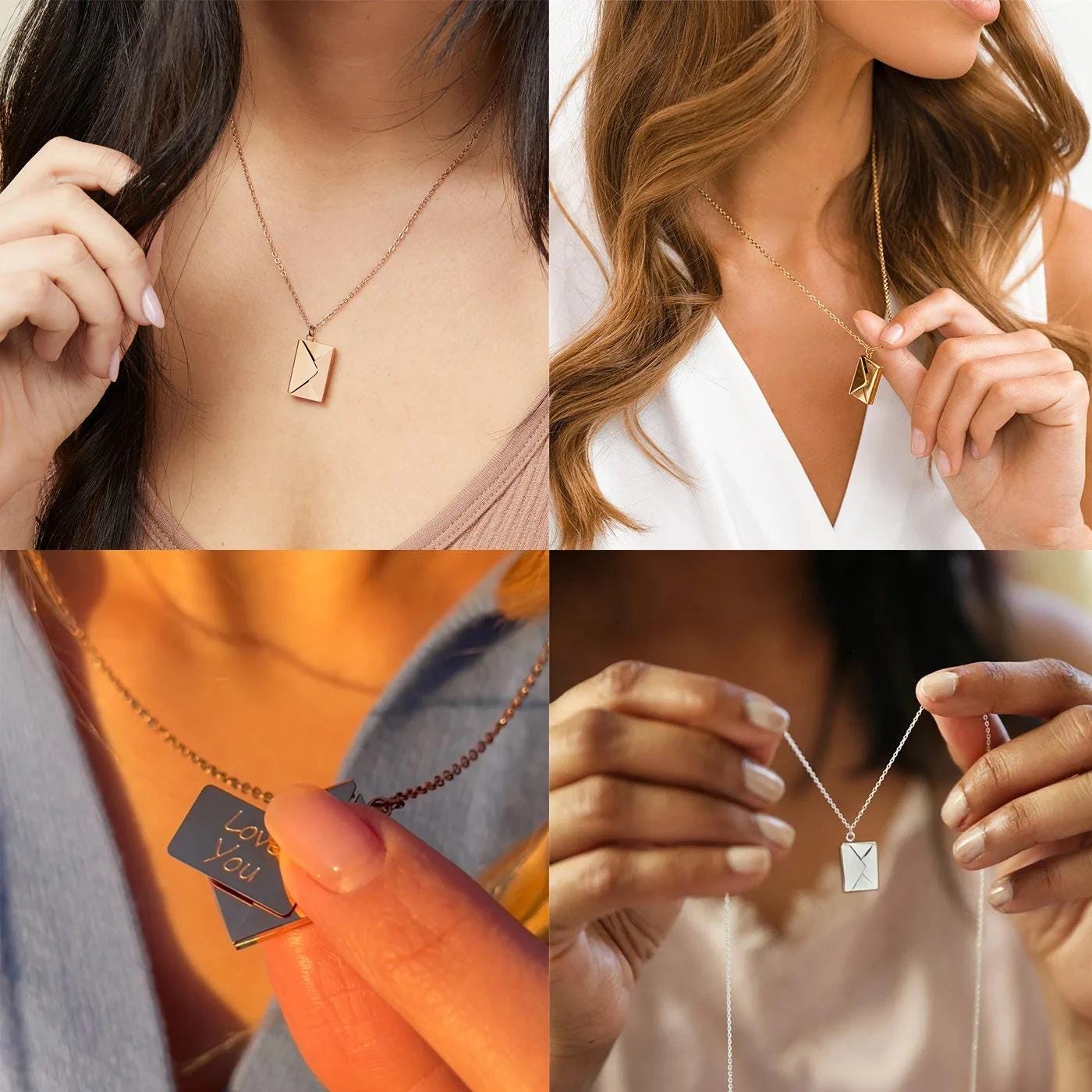 Gift from Girlfriend to Boyfriend’s Mother – “Never Thought” Necklace & Box